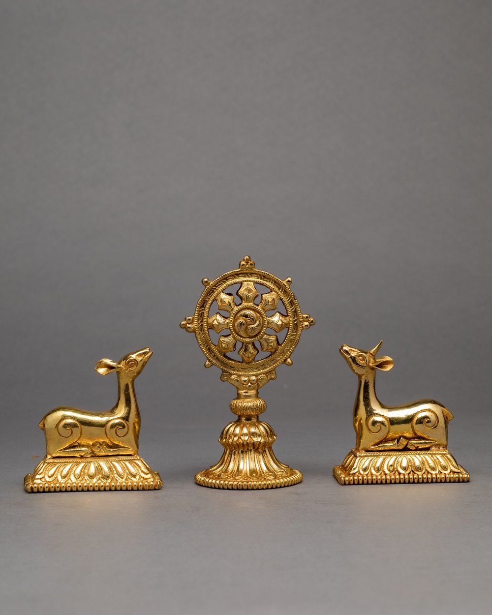 Dharma Wheel and Deer